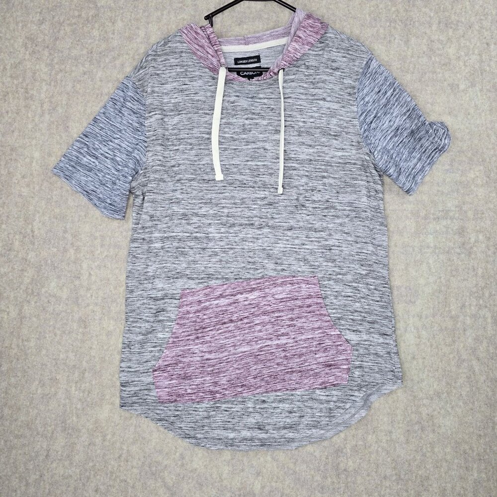 Carbon Longer Length Hoodie Shirt S